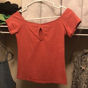 Off the shoulder shirt